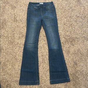 Cello Flare Jeans with Subtle Fading